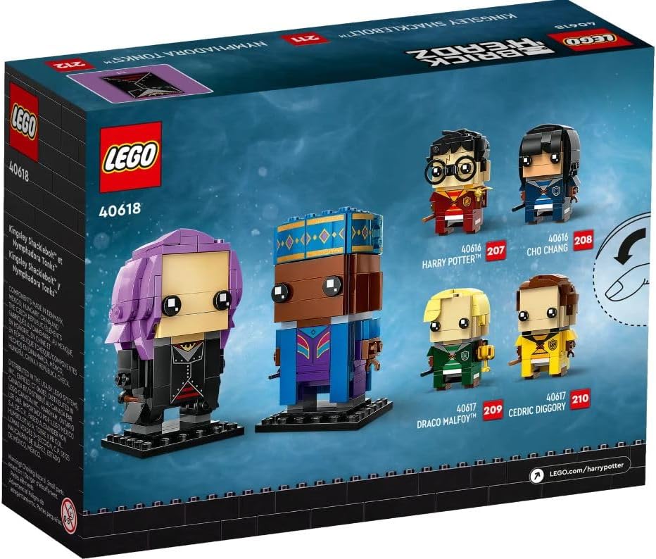 LEGO 40618 BrickHeadz Kingsley Shacklebolt and Nymphadora Tonks
