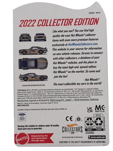 Hot Wheels 2022 ZAMAC Collector Edition 70 Mustang Boss 302, HCW07