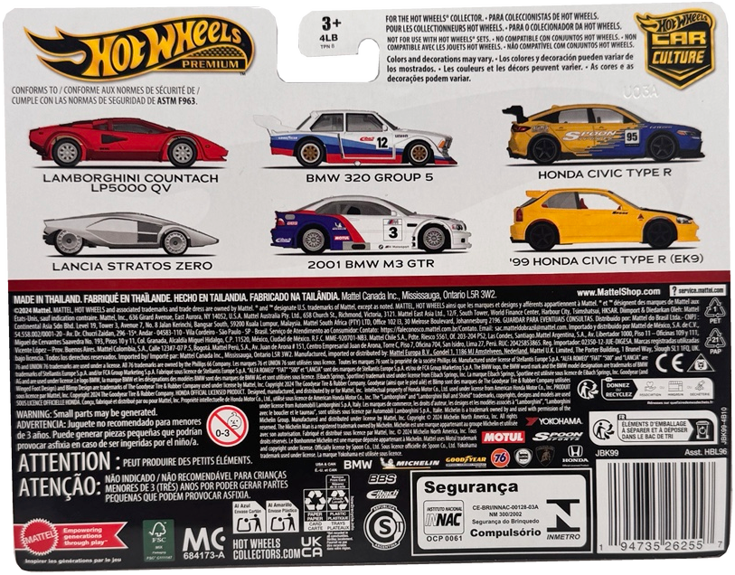 Hot Wheels Premium Car Culture 2-Pack BMW 320 Group 5 & 2001 BMW M3 GTR, JBK99