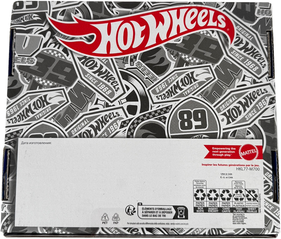Hot Wheels Retro Racers 10-Pack Die-Cast Vehicles with 1 Sticker, Ages 3+, HKL77-9796