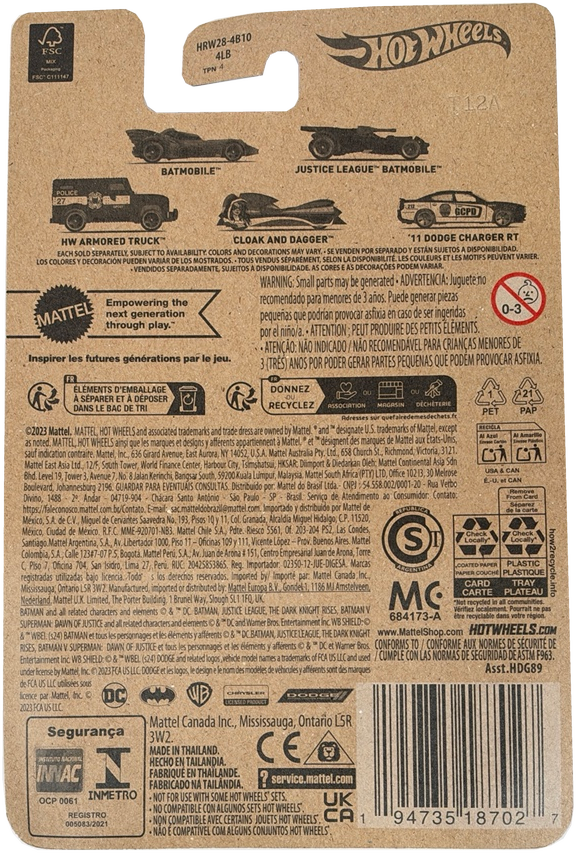 Hot Wheels Batman 85th anniversary HW Armored Truck 14/20, HRW28
