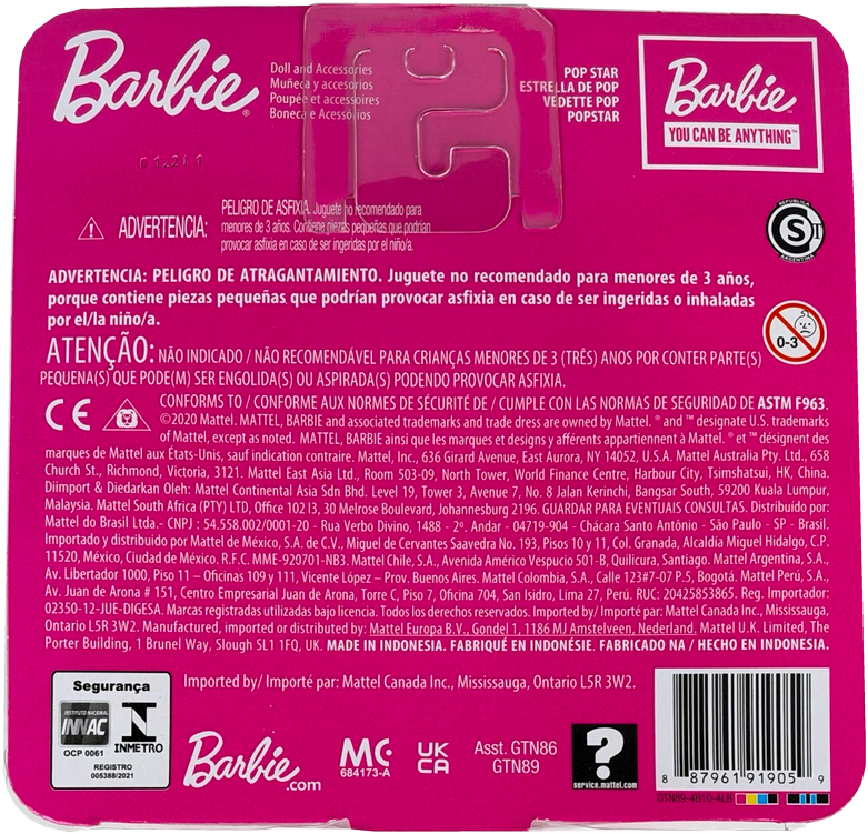 Barbie Chelsea Can Be… Pop Star Doll, GTN89