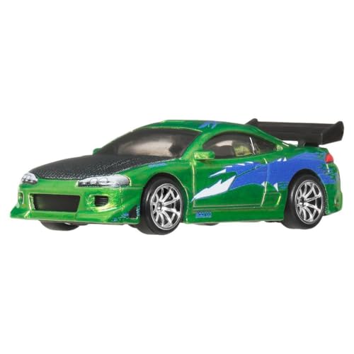 Hot Wheels - Premium - 1995 Mitsubishi Eclipse - JHW68 - HNW46 - Fast & Furious 1/5 - Real Riders - Premium Card - Green - Official Licensed Model - Mattel 2026-1:64 - image 5