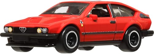 Hot Wheels Premium Car Culture Collectible Toy Car, 1:64 Scale Die-Cast Alfa Romeo GTV 6 3.0, World Tour Vehicle with Real Riders Tires - image 7