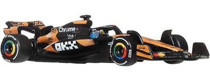 Hot Wheels 1:64 Scale Premium Die-Cast Formula 1 Collectible Toy Race Car with Real Riders Tires & Metal/Metal Body & Chassis - image 14