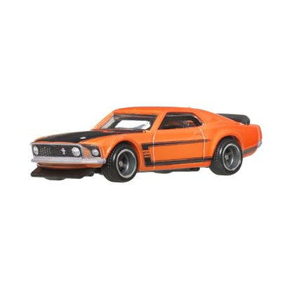 Hot Wheels JBL20 Boulevard '69 Ford Mustang Boss 302 Vehicle Toy Minicar 3 Years Old Orange - image 5