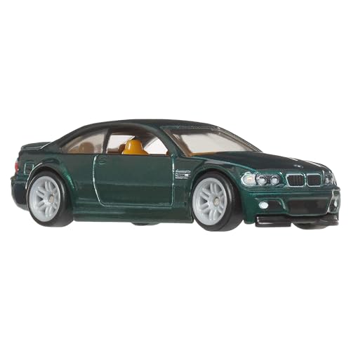 Hot Wheels Premium BMW M3 Die-Cast Toy Car, Green, Power Trip Car Culture Series, 1/5 - image 1