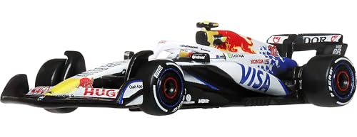 Hot Wheels 1:64 Scale Premium Die-Cast Formula 1 Collectible Toy Race Car with Real Riders Tires & Metal/Metal Body & Chassis - image 16