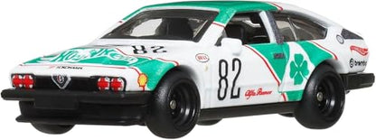 Hot Wheels JBL16 Boulevard Alfa Romeo GTV6 3.0 Vehicle Toy, Mini Car, 3 Years Old and Up, Green - image 5
