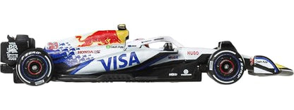 Hot Wheels 1:64 Scale Premium Die-Cast Formula 1 Collectible Toy Race Car with Real Riders Tires & Metal/Metal Body & Chassis - image 7