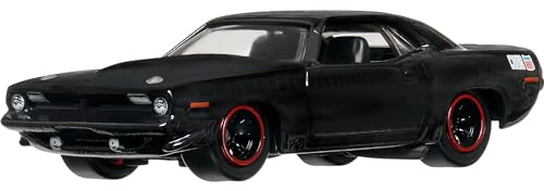 Hot Wheels Toy Car, Premium Fast & Furious 1:64 Scale Die-Cast 1970 Plymouth AAR Cuda for Collectors Inspired by Fast Movie Franchise - image 2