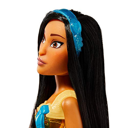 Disney Princess Royal Shimmer Pocahontas Doll, Fashion Doll with Skirt and Accessories, Toy for Kids Ages 3 and Up - image 22