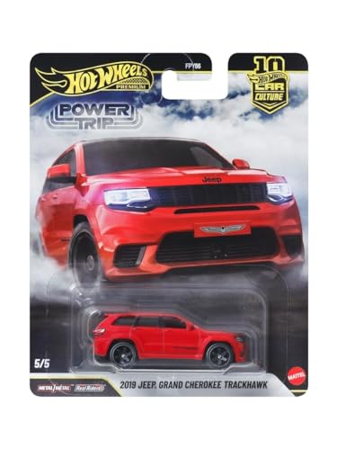 Hot Wheels Premium Car Culture Jeep Grand Cherokee Trackhawk SUV Sports Car Premium Collection 1:64 Scale for Kids Ages 3 and Up - image 1