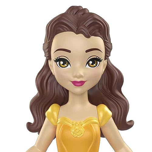 Mattel Disney Princesses, 9 cm Articulated Belle Doll, 3 Years and +, HLW78 - image 9