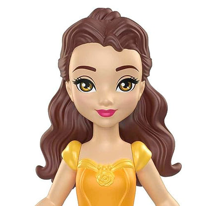 Mattel Disney Princesses, 9 cm Articulated Belle Doll, 3 Years and +, HLW78 - image 9