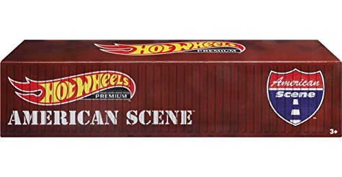 Hot Wheels Premium Car Culture American Scene Toy Vehicles, 5-Pack of 1:64 Scale American-Made Models, Real Riders Tires, Metal/Metal Body & Chassis - image 17