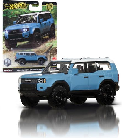 Hot Wheels Premium Car Culture Off Road 1:64 Scale Die-Cast 2024 Toyota Land Cruiser Vehicle with Real Riders Tires & Metal/Metal Body & Chassis - image 1