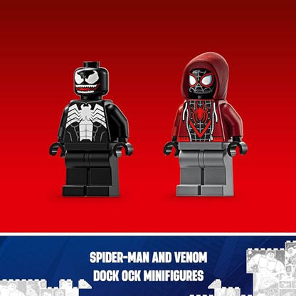 LEGO Marvel Venom Mech Armor vs. Miles Morales, Posable Action for Kids, Marvel Building Set with Minifigures, Travel Toy, Super Hero Battle Gift for Boys and Girls Aged 6 and Up, 76276 - image 16