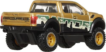 Hot Wheels Premium Car Culture Off Road 1:64 Scale Die-Cast 2017 Ford F-150 Raptor Vehicle with Real Riders Tires & Metal/Metal Body & Chassis - image 13