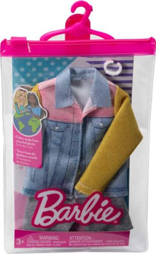 Barbie Fashions Pack: Ken Doll Clothes, Denim Jacket, Shorts, Watch, 3 & Up - image 4