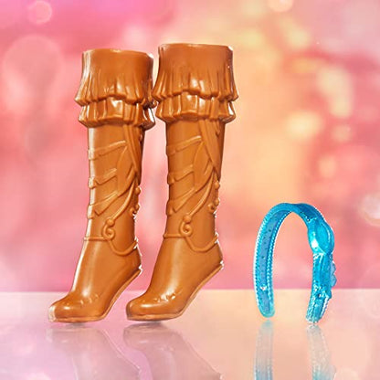 Disney Princess Royal Shimmer Pocahontas Doll, Fashion Doll with Skirt and Accessories, Toy for Kids Ages 3 and Up - image 13