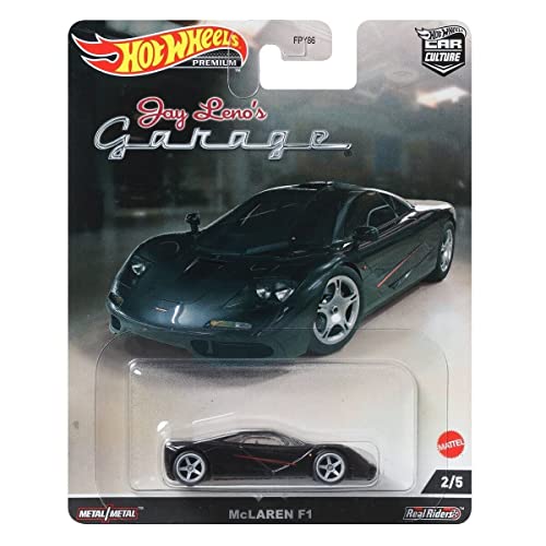 Hot Wheels Car Culture 2022 Jay Leno’s Garage Complete 5‑Pack (FPY86‑957N) | Mercedes‑Benz 300 SL, McLaren F1, ’66 Corvair Yenko Stinger, Lamborghini Countach & Jay Leno Tank Car | 1:64 Die‑Cast - image 7