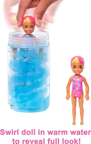 Barbie Color Reveal Small Doll & Accessories, Neon Tie-Dye Series, 6 Surprises, 1 Chelsea Doll (Styles May Vary) - image 8