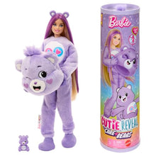 Barbie Cutie Reveal Doll & Accessories, Care Bears Series with Share Bear Plush Costume & 10 Surprises Including Color Change & Mini Bear - image 2