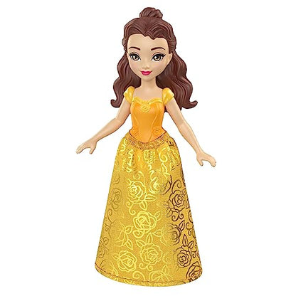 Mattel Disney Princesses, 9 cm Articulated Belle Doll, 3 Years and +, HLW78 - image 1