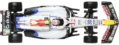 Hot Wheels 1:64 Scale Premium Die-Cast Formula 1 Collectible Toy Race Car with Real Riders Tires & Metal/Metal Body & Chassis - image 10