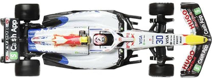 Hot Wheels 1:64 Scale Premium Die-Cast Formula 1 Collectible Toy Race Car with Real Riders Tires & Metal/Metal Body & Chassis - image 10