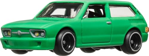 Hot Wheels Premium Car Culture Collectible Toy Car, 1:64 Scale Die-Cast VW Brasilia T9678, World Tour Vehicle with Real Riders Tires - image 1