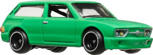 Hot Wheels Premium Car Culture Collectible Toy Car, 1:64 Scale Die-Cast VW Brasilia T9678, World Tour Vehicle with Real Riders Tires - image 4