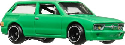Hot Wheels Premium Car Culture Collectible Toy Car, 1:64 Scale Die-Cast VW Brasilia T9678, World Tour Vehicle with Real Riders Tires - image 4