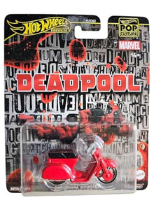Deadpool Scooter - Marvel Series - Hot Wheels Premium 1/64 Scale - image 2