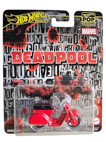 Deadpool Scooter - Marvel Series - Hot Wheels Premium 1/64 Scale - image 2