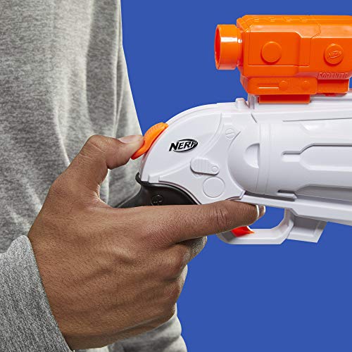 Nerf Fortnite SR Blaster - 4-Dart Hammer Action - Includes Removable Scope and 8 Official Nerf Elite Darts - for Youth, Teens, Adults - image 10