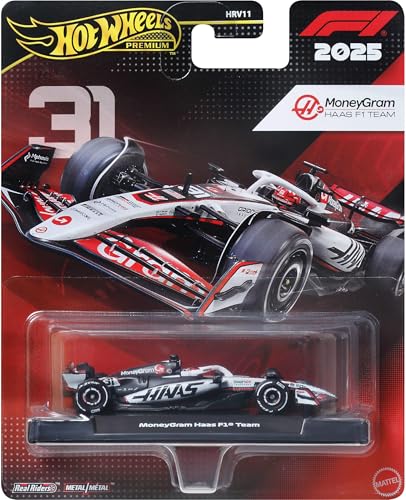 Hot Wheels 1:64 Scale Premium Die-Cast Formula 1 Collectible Toy Race Car with Real Riders Tires & Metal/Metal Body & Chassis - image 16