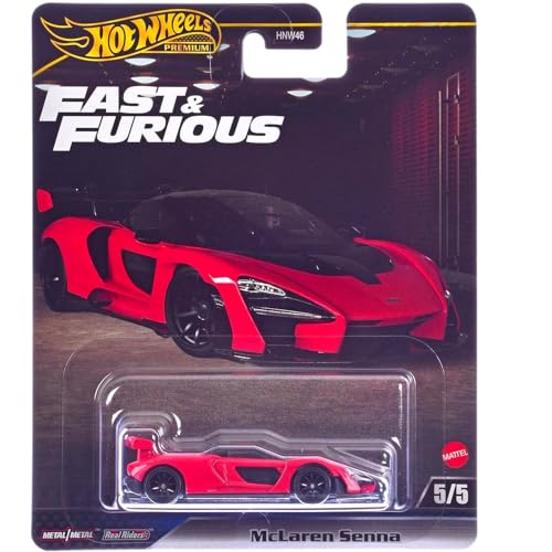 Hot Wheels Fast & Furious Premium Die-Cast Cars Collection, 5-Pack Set, 1970 Chevelle SS, Dodge Viper, Nissan 370Z, Land Rover Defender, McLaren Senna HNW46-956J - image 16