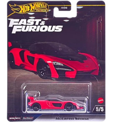 Hot Wheels Fast & Furious Premium Die-Cast Cars Collection, 5-Pack Set, 1970 Chevelle SS, Dodge Viper, Nissan 370Z, Land Rover Defender, McLaren Senna HNW46-956J - image 16