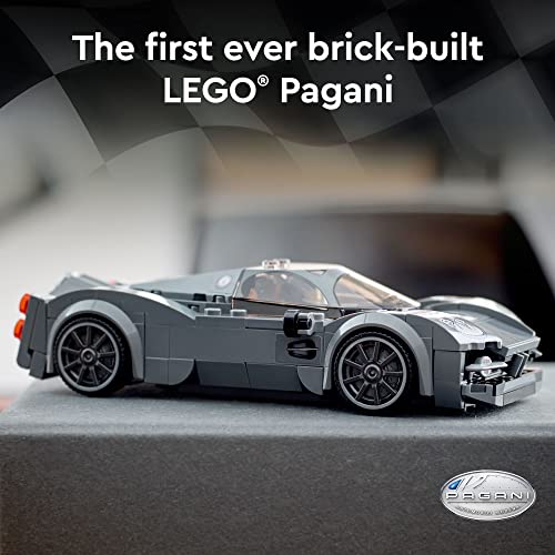 LEGO Speed Champions Pagani Utopia 76915 Race Car Toy Model Building Kit, Italian Hypercar, Collectible Racing Vehicle, 2023 Set - image 4