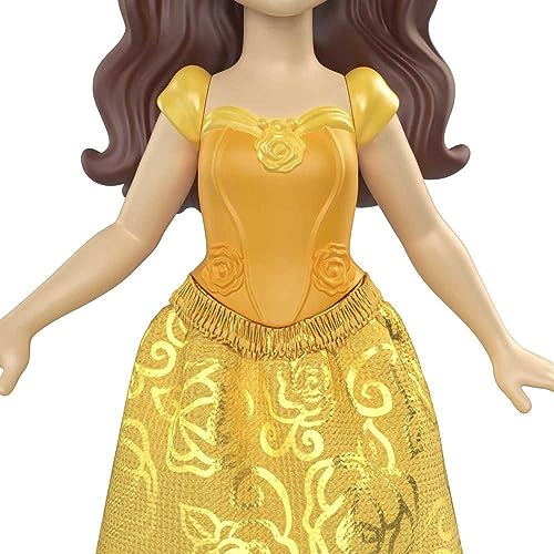 Mattel Disney Princesses, 9 cm Articulated Belle Doll, 3 Years and +, HLW78 - image 12