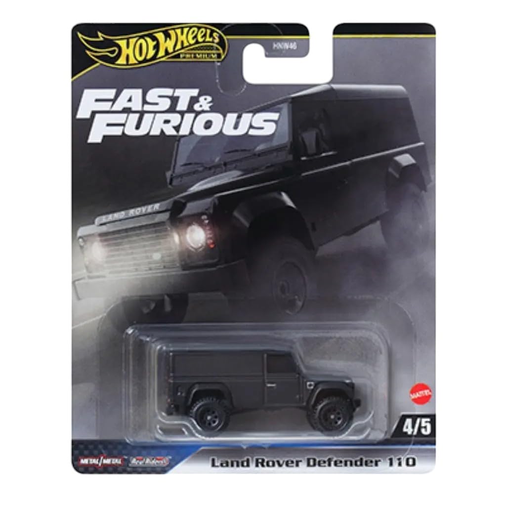 Hot Wheels Fast & Furious Premium Die-Cast Cars Collection, 5-Pack Set, 1970 Chevelle SS, Dodge Viper, Nissan 370Z, Land Rover Defender, McLaren Senna HNW46-956J - image 15