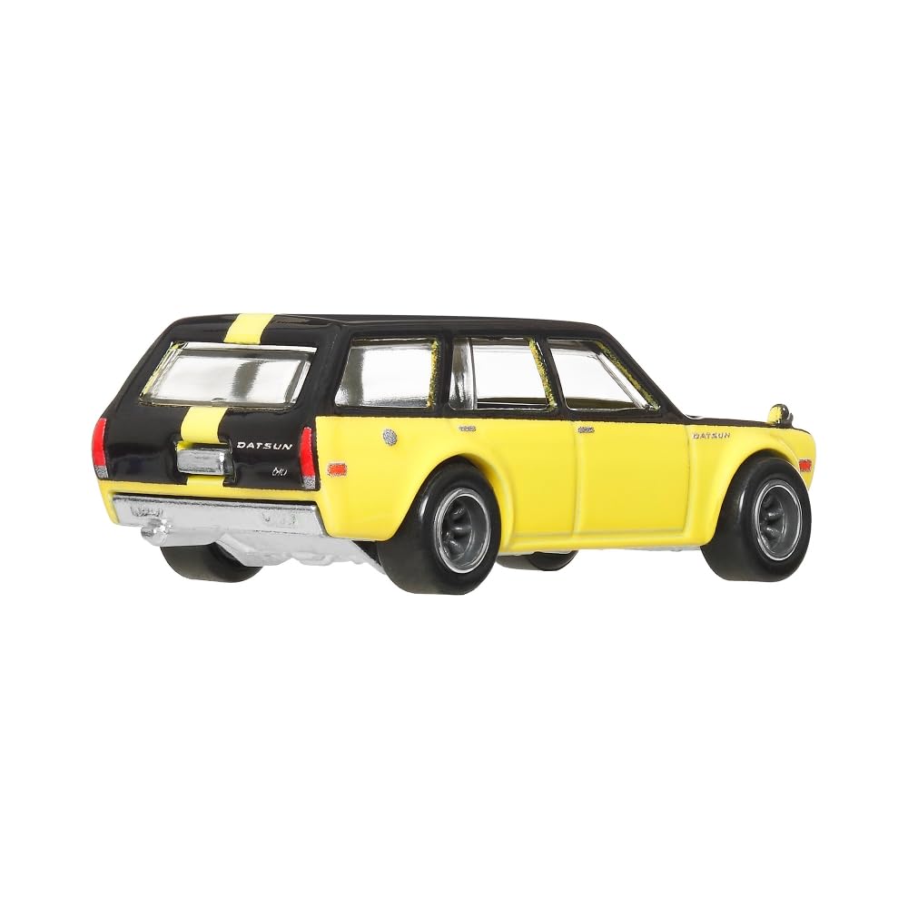 Hot Wheels 1:64 Boulevard 2025 B – Datsun 510 Wagon – Yellow Black Two Tone - image 10