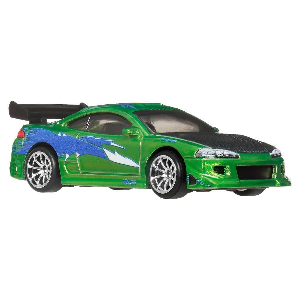 Hot Wheels - Premium - 1995 Mitsubishi Eclipse - JHW68 - HNW46 - Fast & Furious 1/5 - Real Riders - Premium Card - Green - Official Licensed Model - Mattel 2026-1:64 - image 13