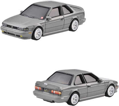 Hot Wheels HYF04 Premium 2-Pack '91 Nissan Sentra SE-R/Nissan Silvia (S13) [Mini Car] [3 Years Old and Up] - image 4