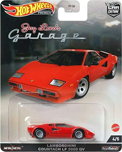 Hot Wheels Car Culture 2022 Jay Leno’s Garage Complete 5‑Pack (FPY86‑957N) | Mercedes‑Benz 300 SL, McLaren F1, ’66 Corvair Yenko Stinger, Lamborghini Countach & Jay Leno Tank Car | 1:64 Die‑Cast - image 16