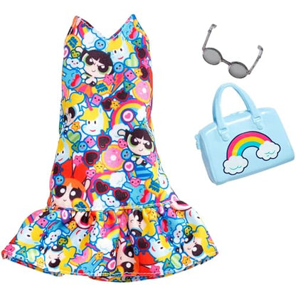 Barbie Fashion Powerpuff Girls Character Fashion Set 3 Inspired Outfits & Accessories for Barbie Dolls, Ages 3+ (Bundle of 3) - image 17