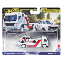 Hot Wheels Team Transport '73 Honda Civic Custom Aero Lift #80, 1:64 Scale Model - image 2