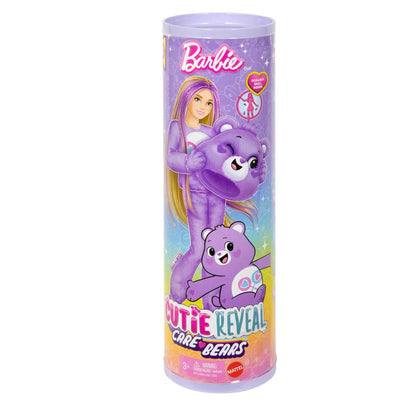Barbie Cutie Reveal Doll & Accessories, Care Bears Series with Share Bear Plush Costume & 10 Surprises Including Color Change & Mini Bear - image 19